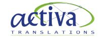 Activa Translations Logo